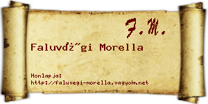 Faluvégi Morella névjegykártya